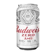 BUDWEISER ZERO APPLE CAN 330ML