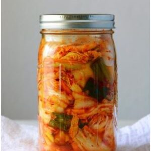 Napa cabbage kimchi Jar